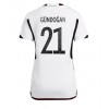 Damen Fußballbekleidung Deutschland Ilkay Gundogan #21 Heimtrikot WM 2022 Kurzarm
